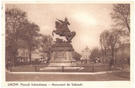 LWÓW-Pomnik Sobieskiego-1939 Kraków Wiślna-POŻYCZKA OBRONY PRZECIWLOTNICZEJ