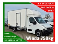 RENAULT MASTER KONTENER WINDA 2.3dCi/170KM KLIMA TEMPOMAT KAMERA