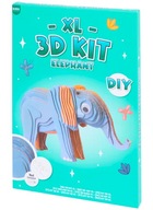 DUŻE XL PUZZLE 3D EKO UKŁADANKA PRZESTRZENNA SŁOŃ SŁONIK