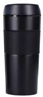Kubek Termiczny 400ml Czarny – Kubek Podróżny na Kawę i Herbatę