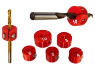 OGRANICZNIKI do WIERTEŁ 4mm 5mm, 6mm, 8mm, 10mm ZESTAW