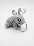 Breloczek Mini Jackalope - Brelok Druk 3D
