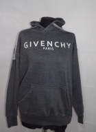 GIVENCHY LOGOWANA BLUZA LOGO OVERSIZE KAPTUR Z KAPTUREM KANGURKA