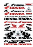 NAKLEJKI NA MOTOR MOTOCYKL ROWER HONDA CRF CBR ZESTAW