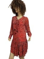 TARANKO SUKIENKA szyfonowa 36 Z falbaną