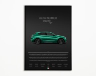 PLAKAT ALFA ROMEO STELIVO QV IDEALNY NA PREZENT NAJWYŻSZA JAKOŚĆ A3