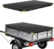 PLANDEKA NA PRZYCZEPĘ 209x115x10 cm NAKRYCIE DO PRZYCZEPY WODOODPORNA MOCNA