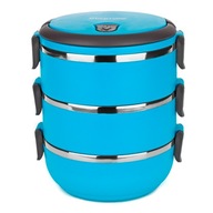 Termos obiadowy 3 komory 2,1l na zupę pojemnik termiczny