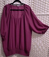 Jackie - ŚWIETNA MGIEŁKA W ODCIENIU ZGASZONEJ FUKSJI r: 50 - NOWA