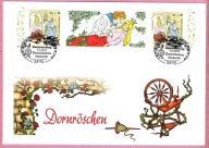 Niemcy 2015 FDC zn+PRZYW. samoprz. z zeszycika, bajki Grimm ŚPIĄCA KRÓLEWNA