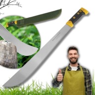 MACZETA NÓŻ KARCZOWNIK TASAK MYŚLIWSKI DO GAŁĘZI ROŚLIN ŻYWOPŁOTU 45CM KOSA
