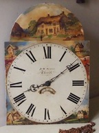 XVIII - mechanizm ang. zegara podłogowego.