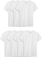 FRUIT OF THE LOOM t-shirt 7pak BIAŁA koszulka 7 sztuk BAWEŁNA M NOWE