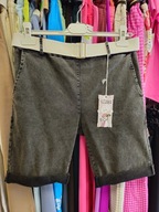 Spodenki ciemny jeans, elastyczne r. Uni, Italy !!!