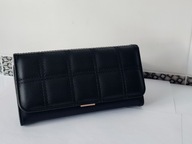 POR07 Portfel Damski Duży Czarny