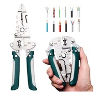 Szczypce do ściągania izolacji zielone stalowe 8-16 mm