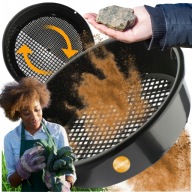 SITO SITKO OGRODOWE DO PRZESIEWANIA ZIEMI KOMPOSTU KAMIENI NASION SIANIA