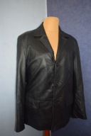 MONA PIĘKNA KURTKA MĘSKA SKÓRZANA CZARNA SKÓRA NATURALNA MIĘKKA _50