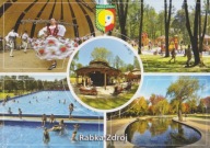 RABKA-ZDRÓJ - AMFITEATR - PLAC ZABAW - BASEN MIEJSKI - PARK ZDROJOWY - HERB
