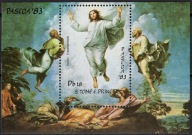**SAO TOME E PRINCIPE, WYSPY ŚW. TOMASZA BL.125 = 10E - RAFAEL SANTI