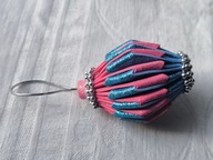 Bombka choinkowa z pianki - rękodzieło - po raz 2!