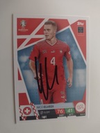 Karta topps match autograf Szwajcaria Nico Elvedi Euro 2024