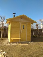 Sauna A2Domki sauna 240 cm x 260 cm x 260 cm