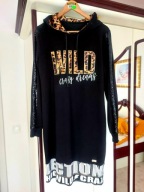 Sukienka nice istambul dresowa Kaptur cekin42