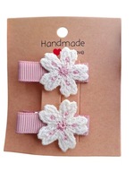 Mini spineczki do włosów kwiatki 2 szt.