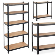 REGAŁ METALOWY DO GARAŻU MAGAZYNOWY PIWNICY KOMÓRKI 180x90x40cm 875kg MOCNY