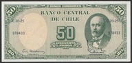 Chile 50 pesos / 5 centimos 1960 - stan bankowy UNC