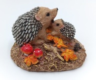 Słodkie jeżyki - jeże - śliczna figurka - 13cm - jeż jeżyk ozdobne śliczne