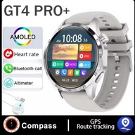 Smartwatch GT4 PRO+ RDFit srebny
