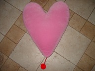 ZARA HOME poduszka duże serce pompon 55x45x15 NOWA