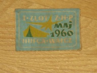 I zlot ZHP Hufca WAŁCZ 1960 naszywka