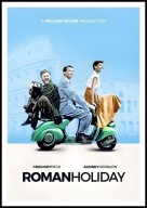 A2 PLAKAT FILM RZYMSKIE WAKACJE ROMAN HOLIDAY AUDREY HEPBURN GREGORY PECK