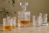 Elegancki zestaw karafka i szklanki Barte whisky alkohol