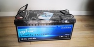 LiFePO4 AKUMULATOR LITOWY BMS 12,8V 200Ah bank energii off-grid łódź kamper