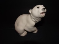 Łomonosow, niedźwiedź polarny, figurka Łomonosow, porcelana ZSRR, vintage