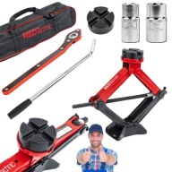 PODNOŚNIK SAMOCHODOWY TRAPEZOWY LEWAREK RED TECHNIC 2,5 T 115-420 MM