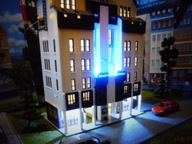 Biurowiec Z Oświetleniem LED w H0