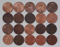 USA 20 x 1cent ciekawy mix roczników wszystkie z literką D (5)