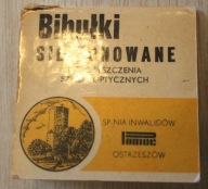 OSTRZESZÓW - Bibułki SILIKONOWANE DO CZYSZCZENIA SZKIEŁ OPTYCZNYCH - STARE