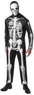 HALLOWEEN SZKIELET KOŚCI SZKIELETOR KOŚCIOTRUP Z MASKĄ Strój Kostium L L/XL