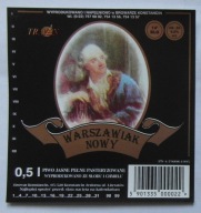 ETYKIETA PIWO WARSZAWIAK NOWY BROWAR KONSTANCIN