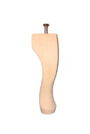 18 CM NOGA NÓŻKA NOGI MEBLOWA DREWNIANA BUK LUDWIK WYS 18 CM + ŚRUBA