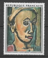 Francja xx B961 malarstwo MNH VF