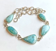 Delikatna Bransoletka LARIMAR DOMINIKAŃSKI