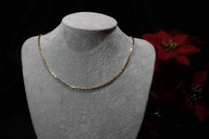 ŁAŃCUSZEK ZE STALI CHIRURGICZNEJ 316L POZŁACANY