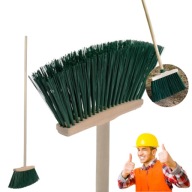 SZCZOTKA MIOTŁA DO ZAMIATANIA GOSPODARCZA NYLONOWE WŁOSIE Z KIJEM 110CM